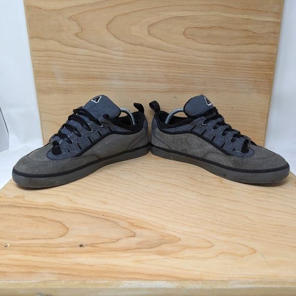 Airwalk Mens Neptune Grey Size 10 Shoes Lace Up Skater Sneakers - Picture 4 of 7